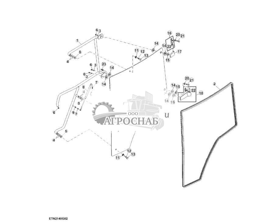 Дверь, левая 